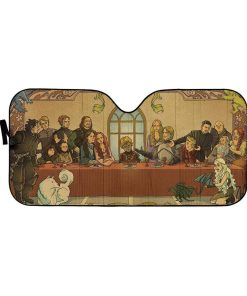 gearhumans 3D The Last Supper Game Of Thrones Custom Car Auto Sunshade GL16078 Auto Sunshade 57''x27.5'' 