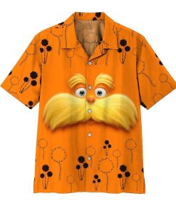 Gearhumans 3D The Lorax Hawaii Shirt ZK2904211 Hawai Shirt Short Sleeve Shirt S 