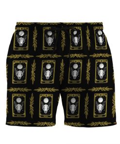 Gearhumans 3D The Moon Marigold Tarot Custom Shorts GS30062112 Hawai Shirt Hawai Shirt S 
