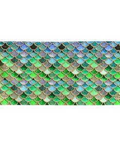 Gearhumans 3D The Most Green And Blue Sparkle Mermaid Tail In The Ocean Custom Beach Towel GO16062112 Towel Towel 60''x30'' 