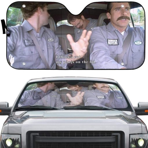 gearhumans 3D The Office Branch War Custom Car Auto Sunshade GN18074 Auto Sunshade