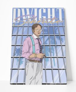 Gearhumans 3D The Office Dwight Schrute Vice Custom Canvas GW04054 Canvas 1 Piece Non Frame M