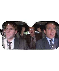 gearhumans 3D The Office in Car Custom Car Auto Sunshade GV190715 Auto Sunshade 57''x27.5'' 