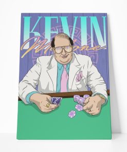 Gearhumans 3D The Office Kevin Malone Vice Custom Canvas GW04055 Canvas 1 Piece Non Frame M