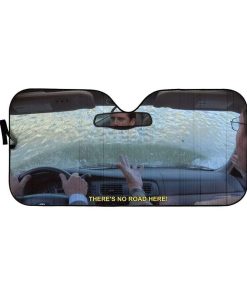 gearhumans 3D The Office Michael Drives Into Lake Custom Car Auto Sunshade GW310718 Auto Sunshade 57''x27.5'' 