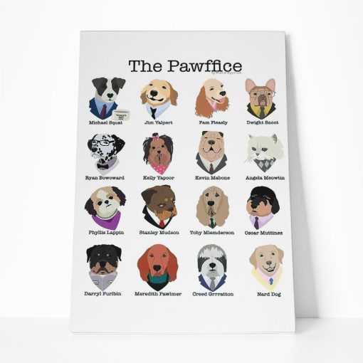 Gearhumans 3D The Pawffice Custom Canvas GW14042 Canvas 1 Piece Non Frame M