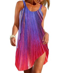 Gearhumans 3D The Stunning Tail Of The Betta Fish Custom Sleeveless Beach Dress GO16062115 Beach Dress Beach Dress S 