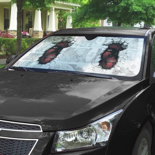 Gearhumans 3D The Wall Titan Auto Sun Shade ZK0605211 Auto Sunshade