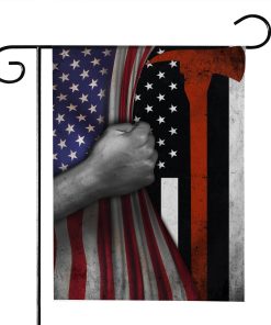 Gearhumans 3D Thin Red Line American Custom Flag GW2005217 House Flag House Flag S 