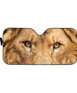 Gearhumans 3D Through The Eyes Of A Lion Custom Sunshade GS02072111 Auto Sunshade 57''x27.5''
