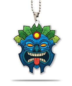 Gearhumans 3D Tiki Mask Hawaii Custom Car Hanging GW21062110 Car Hanging Car Hanging/1 Pack 