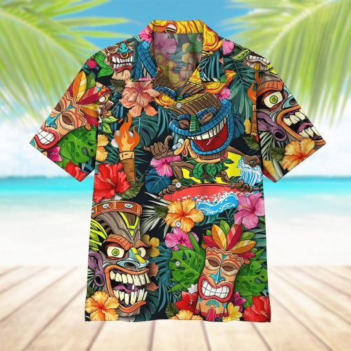 Gearhumans 3D Tiki Tiki Awesome Hawaii Shirt ZK12044 Hawai Shirt