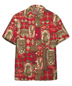 Gearhumans 3D Tiki Tiki Hawaiian Vintage Custom Hawaii Shirt GO03062122 Hawai Shirt Short Sleeve Shirt S 