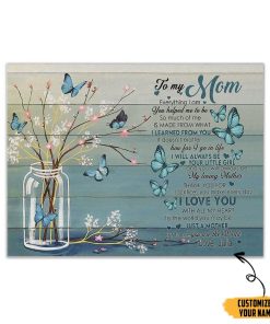 Gearhumans 3D To Loving Mom Mothers Day Canvas GS130432 Canvas 1 Piece Non Frame M