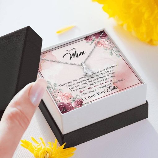 Gearhumans 3D To Mom Happy Mothers Day Alluring Beauty Necklace GS2204211 ShineOn Fulfillment
