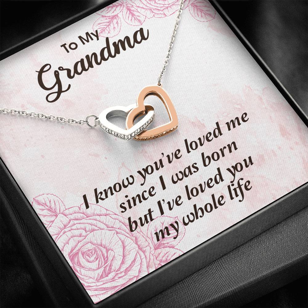 Gearhumans 3D To My Grandma Happy Mothers Day Interlocking Hearts Necklace 1 Gearhumans 3D To My Grandma Happy Mothers Day Interlocking Hearts Necklace GS2604213 ShineOn Fulfillment Standard Box
