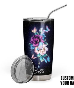 Gearhumans 3D To My Mom I Love You Mothers Day Gift Custom Name Design Insulated Vacuum Tumbler GW300322 Tumbler Long 20oz