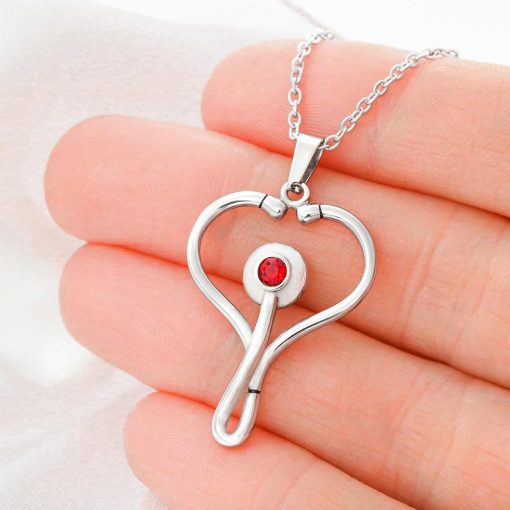 Gearhumans 3D To My Nurse Mom Happy Mothers Day Stethoscope Necklace GS27042113 ShineOn Fulfillment