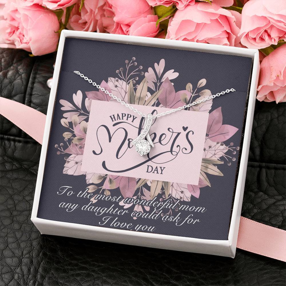 Gearhumans 3D To My Wonderful Mom Happy Mothers Day Alluring Beauty Necklace 5 Gearhumans 3D To My Wonderful Mom Happy Mothers Day Alluring Beauty Necklace GS22042111 ShineOn Fulfillment