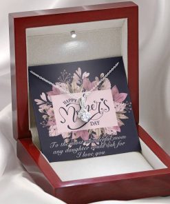 Gearhumans 3D To My Wonderful Mom Happy Mothers Day Alluring Beauty Necklace GS22042111 ShineOn Fulfillment 