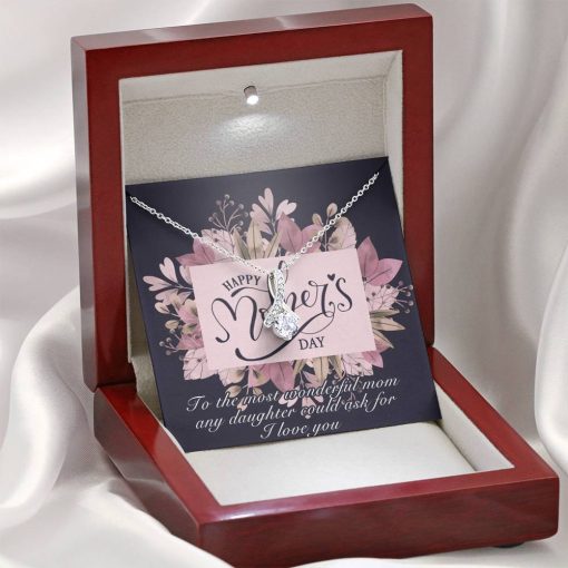 Gearhumans 3D To My Wonderful Mom Happy Mothers Day Alluring Beauty Necklace 9 Gearhumans 3D To My Wonderful Mom Happy Mothers Day Alluring Beauty Necklace GS22042111 ShineOn Fulfillment