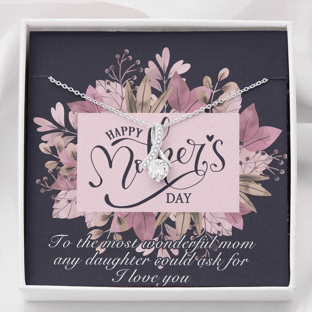 Gearhumans 3D To My Wonderful Mom Happy Mothers Day Alluring Beauty Necklace 4 Gearhumans 3D To My Wonderful Mom Happy Mothers Day Alluring Beauty Necklace GS22042111 ShineOn Fulfillment Standard Box
