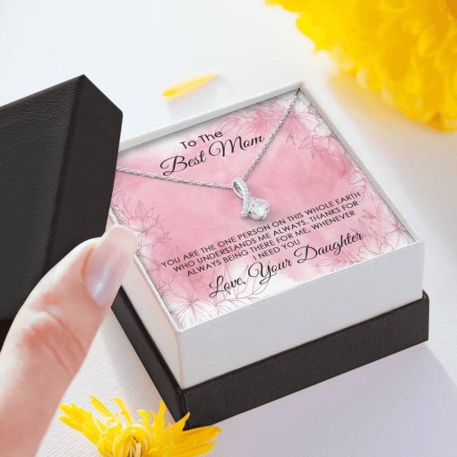 Gearhumans 3D To The Best Mom Happy Mothers Day Alluring Beauty Necklace GS2204216 ShineOn Fulfillment