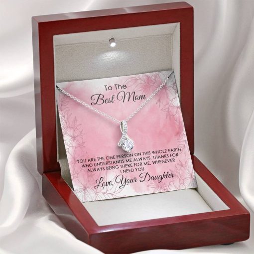 Gearhumans 3D To The Best Mom Happy Mothers Day Alluring Beauty Necklace GS2204216 ShineOn Fulfillment