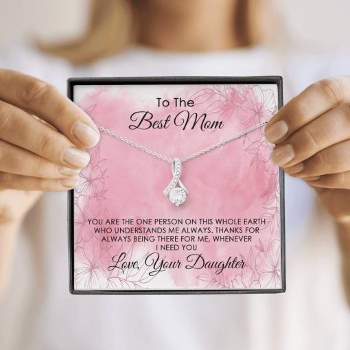 Gearhumans 3D To The Best Mom Happy Mothers Day Alluring Beauty Necklace GS2204216 ShineOn Fulfillment