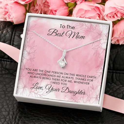 Gearhumans 3D To The Best Mom Happy Mothers Day Alluring Beauty Necklace GS2204216 ShineOn Fulfillment