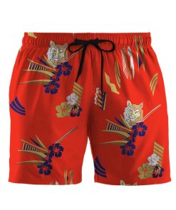 Gearhumans 3D Tony Montana Custom Beach Shorts Swim Trunks GS18052113 Men Shorts Men Shorts S 