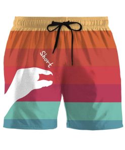 Gearhumans 3D Too Short Custom Beach Shorts Swim Trunks GL08064 Men Shorts Men Shorts S 