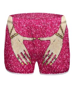 Gearhumans 3D Trash Hand Off Custom Women Beach Shorts Swim Trunk GC30072 Women Shorts Women Shorts XS