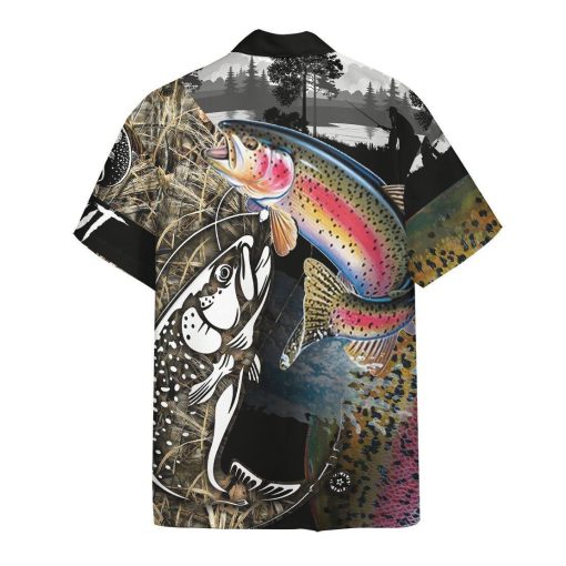 Gearhumans 3D Trout Fish Hawaii Shirt ZZ09046 Hawai Shirt