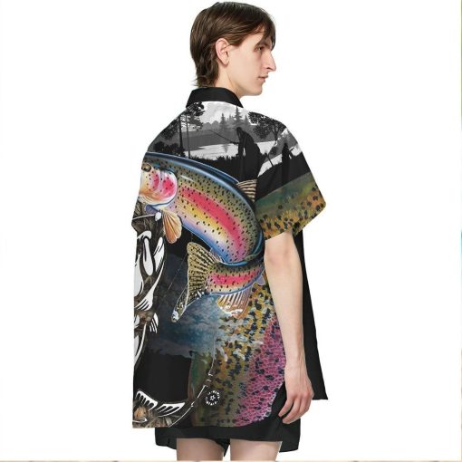 Gearhumans 3D Trout Fish Hawaii Shirt ZZ09046 Hawai Shirt