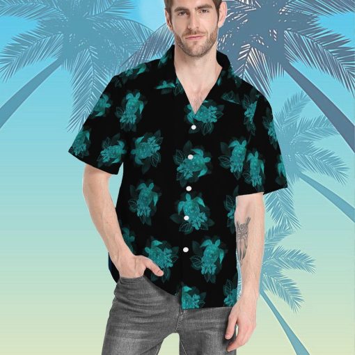 Gearhumans 3D Turtle Summer Hawaii Shirt ZB17035 Hawai Shirt