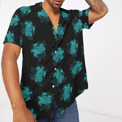 Gearhumans 3D Turtle Summer Hawaii Shirt ZB17035 Hawai Shirt