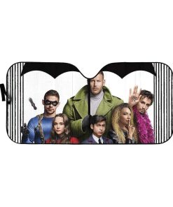 gearhumans 3D Umbrella Academy Custom Car Auto Sunshade GL31075 Auto Sunshade 57''x27.5'' 