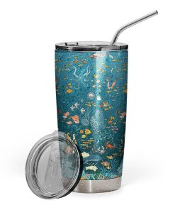 Gearhumans 3D Under The Sea Population Scuba Diving Tumbler ZK1205214 Tumbler 20oz 