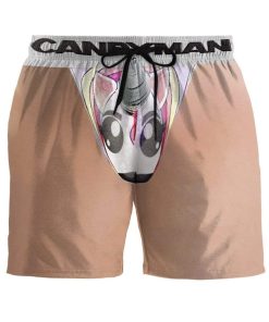Gearhumans 3D Unicorn Custom Beach Shorts Swim Trunks GV17077 Men Shorts Men Shorts S