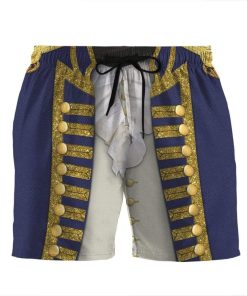 Gearhumans 3D Uniforms of the U.S Navy Custom Beach Shorts Swim Trunks GV100717 Men Shorts Men Shorts S