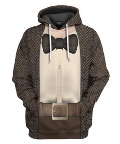 Gearhumans 3D UP Carl Fredricksen Costume Custom Tshirt Hoodie Apparel GO27042115 3D Apparel Hoodie S 