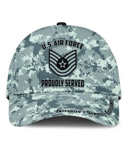 Gearhumans 3D US Air Force Custom Name And Custom Rank Cap GW02048 Cap Cap