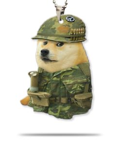 Gearhumans 3D US Vietnam War Marine Doge Custom Car Hanging GO01062110 Car Hanging Car Hanging/1 Pack 