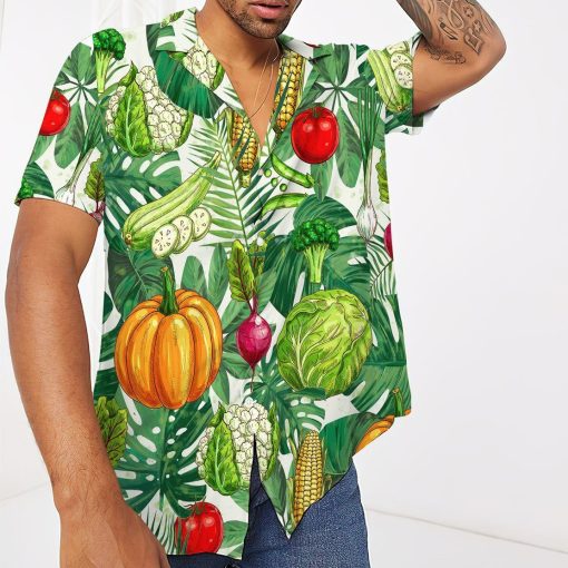 Gearhumans 3D Vegetables Hawaii Shirt ZK1005215 Hawai Shirt