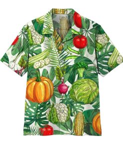 Gearhumans 3D Vegetables Hawaii Shirt ZK1005215 Hawai Shirt Short Sleeve Shirt S 