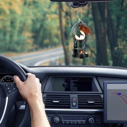 Gearhumans 3D Warrming Casstle Dragon Car Hanging GJ24052102 Car Hanging