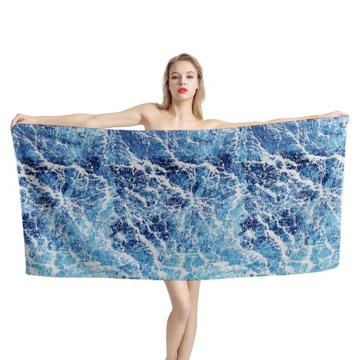 Gearhumans 3D Wave Beach Towel GJ1405215 Towel