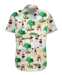 Gearhumans 3D Weight Lifting Hawaii Shirt hawaii Short Sleeve Shirt S