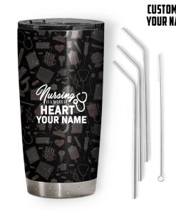 Gearhumans 3D What Exactly Didnt You Understand Nurse Custom Name Design Vacuum Insulated Glitter Tumbler GW14052116 Tumbler Short 20oz 